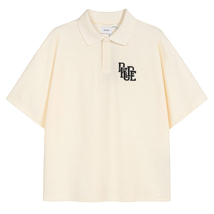 RHUDE  Boxy Cotton-Piqué Polo Shirt