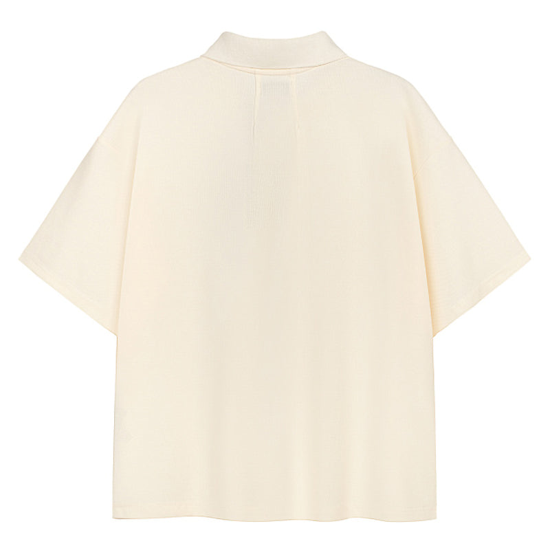 RHUDE  Boxy Cotton-Piqué Polo Shirt