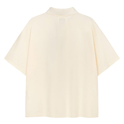 RHUDE  Boxy Cotton-Piqué Polo Shirt