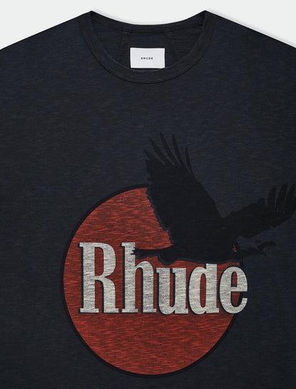 RHUDE Eagle Logo Slub Tee