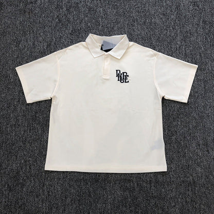 RHUDE  Boxy Cotton-Piqué Polo Shirt