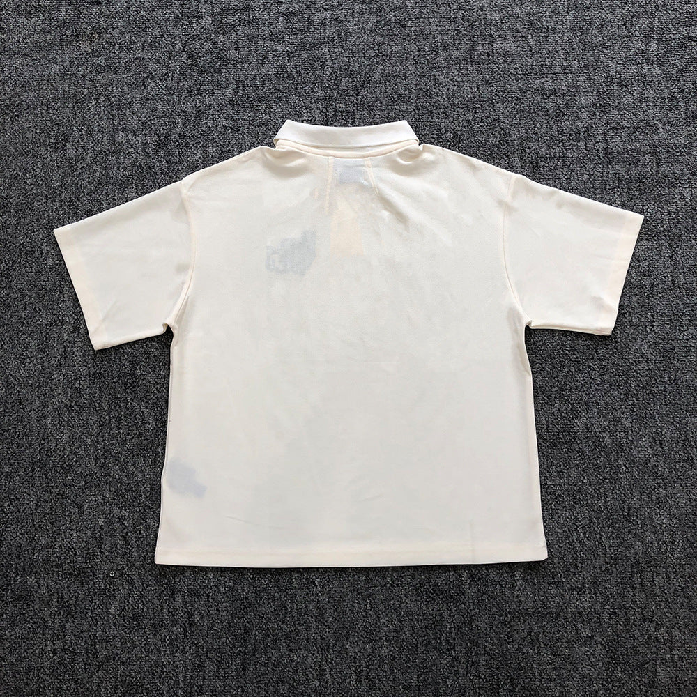 RHUDE  Boxy Cotton-Piqué Polo Shirt