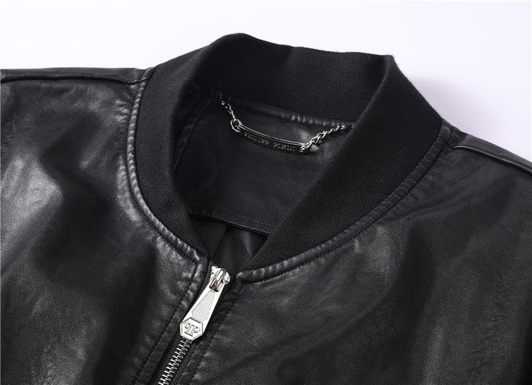 NEW-PP Leather Jacket