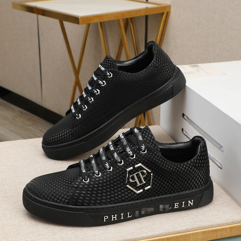 SOLA PP Leather Casual Sneakers – Unisex Low-Top