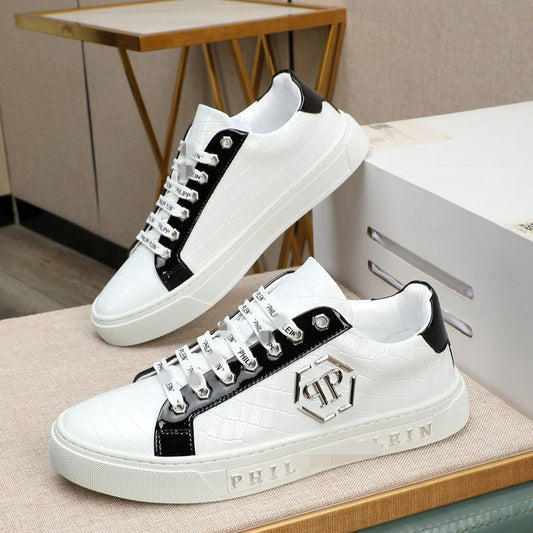 SOLA PP Leather Casual Sneakers – Unisex Low-Top