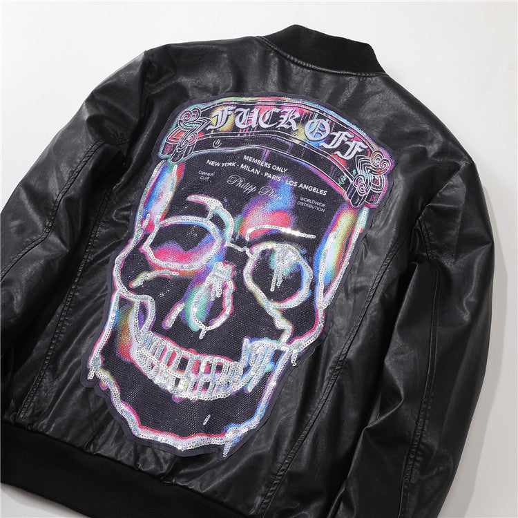 NEW-PP Leather Jacket
