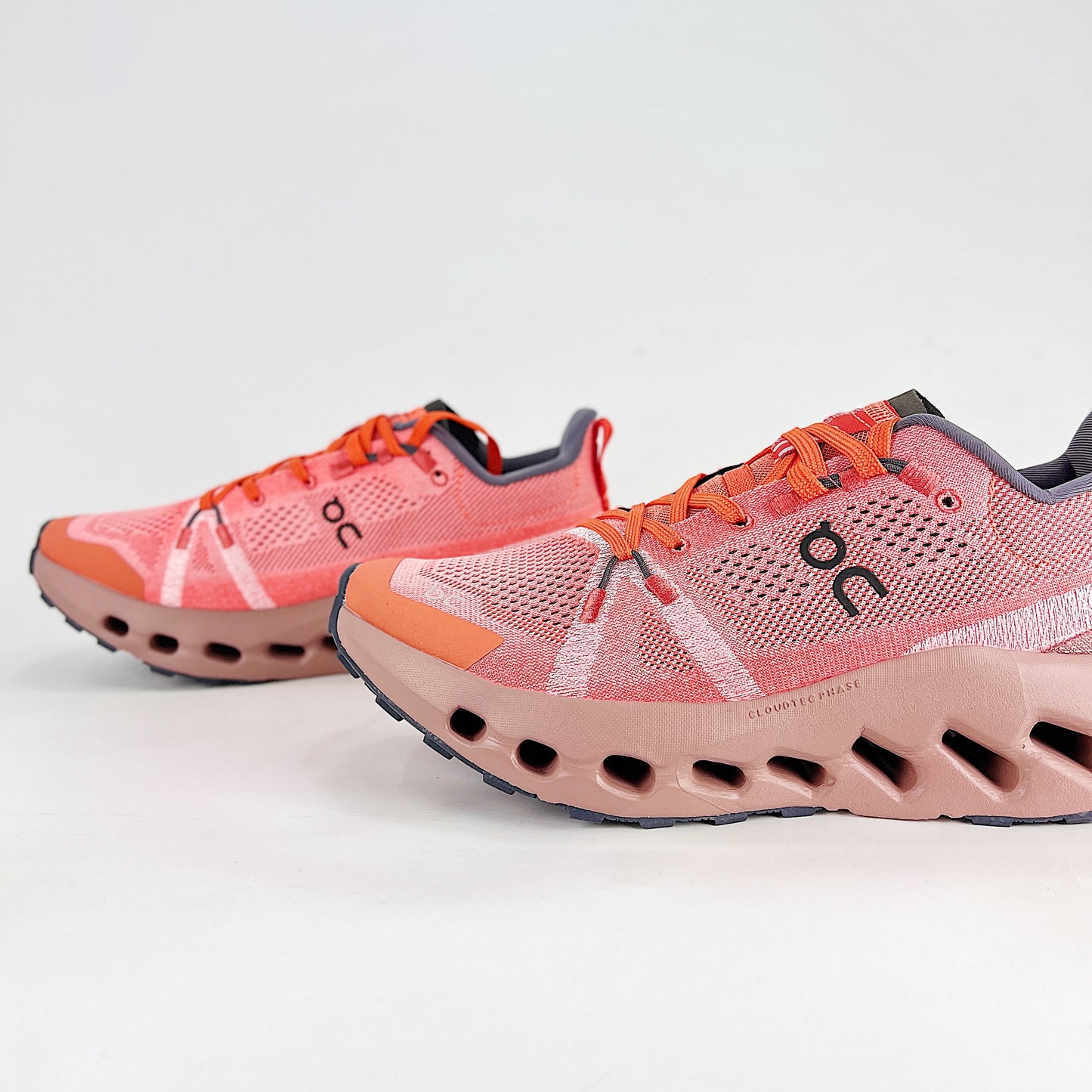On Cloudsurfer Trail – Rose Terracotta & Burnt Orange Unisex Lightweight Breathable Trail Running Shoes