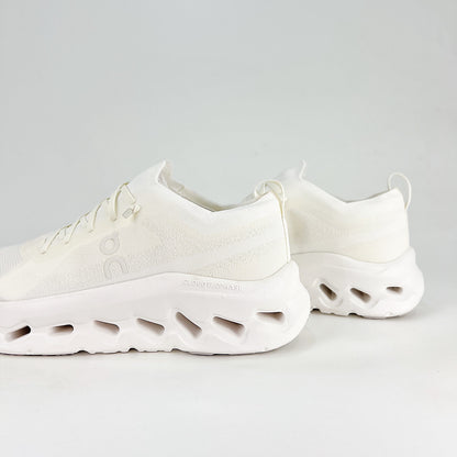 On Running Cloudeclipse – All White & Mint Unisex High-Performance Road Running Shoes