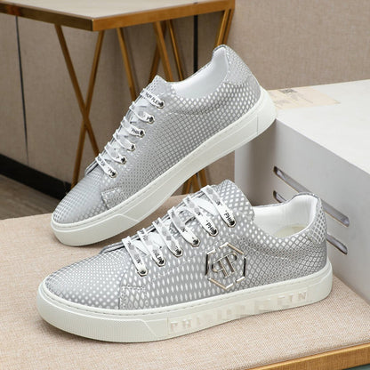 SOLA PP Leather Casual Sneakers – Unisex Low-Top