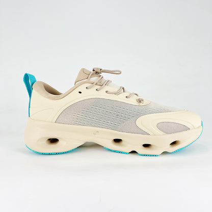 On x Loewe Cloudaway – Cream & Turquoise Unisex Premium Collaboration Lifestyle Sneakers