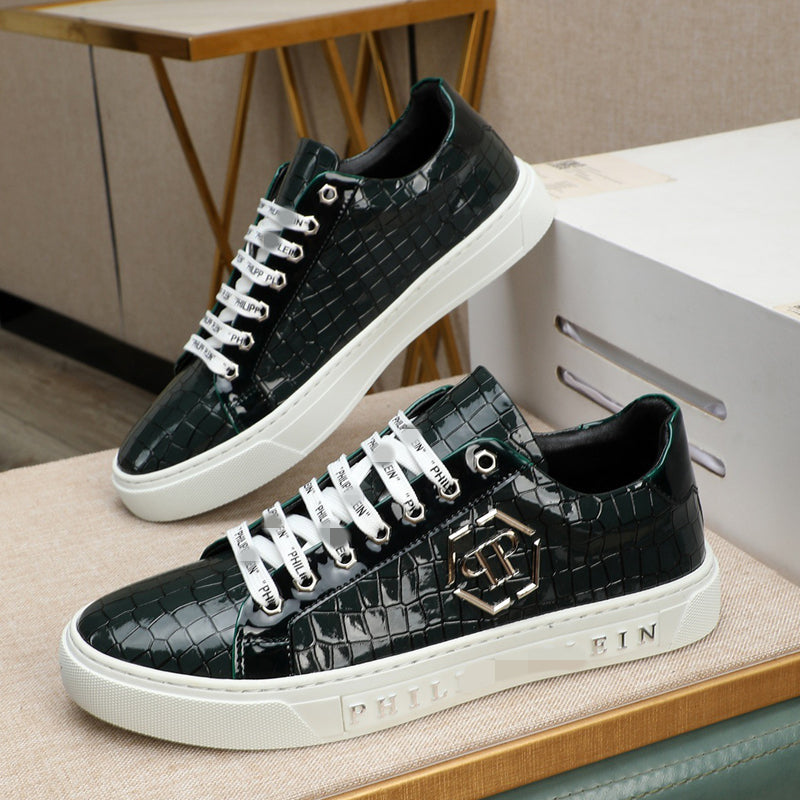 SOLA PP Leather Casual Sneakers – Unisex Low-Top