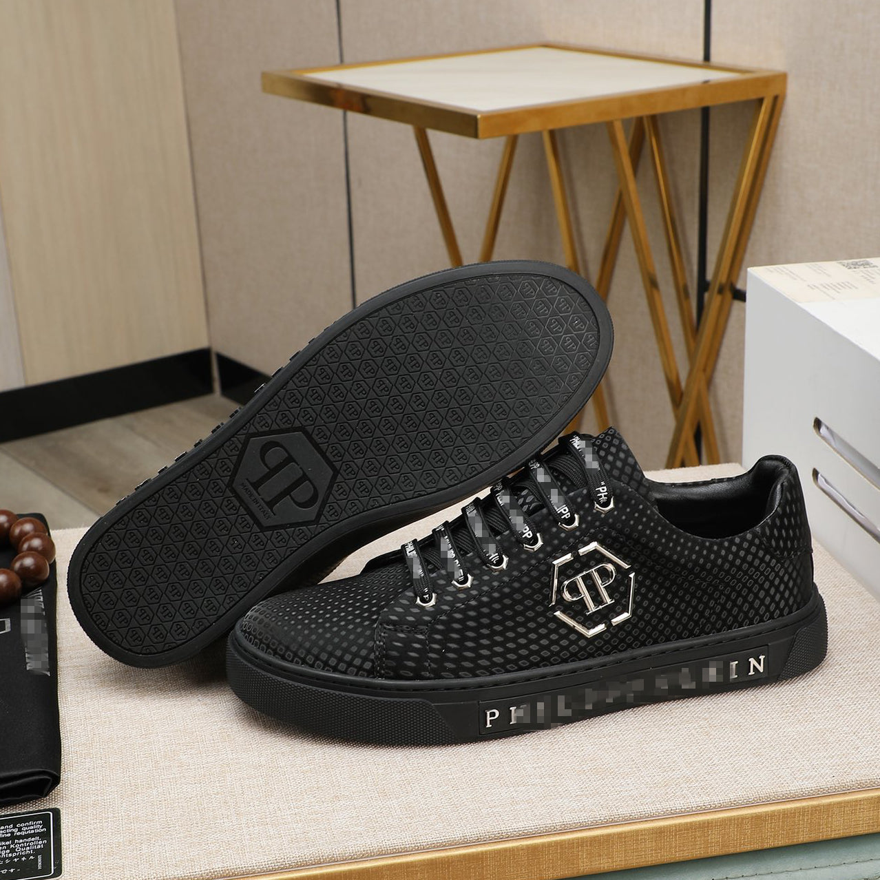 SOLA PP Leather Casual Sneakers – Unisex Low-Top
