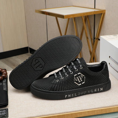 SOLA PP Leather Casual Sneakers – Unisex Low-Top