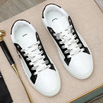 SOLA PP Leather Casual Sneakers – Unisex Low-Top