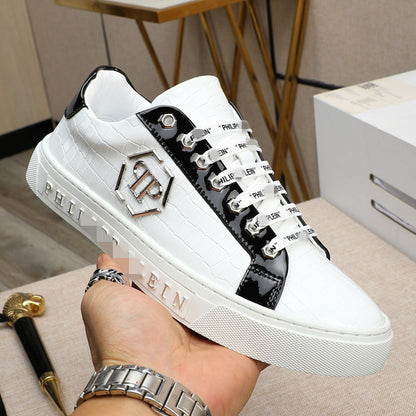 SOLA PP Leather Casual Sneakers – Unisex Low-Top