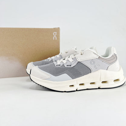 On Cloudnova Form – Steel Grey & Ice Grey Unisex Retro-Inspired Lightweight Comfortable Durable Lifestyle Sneakers