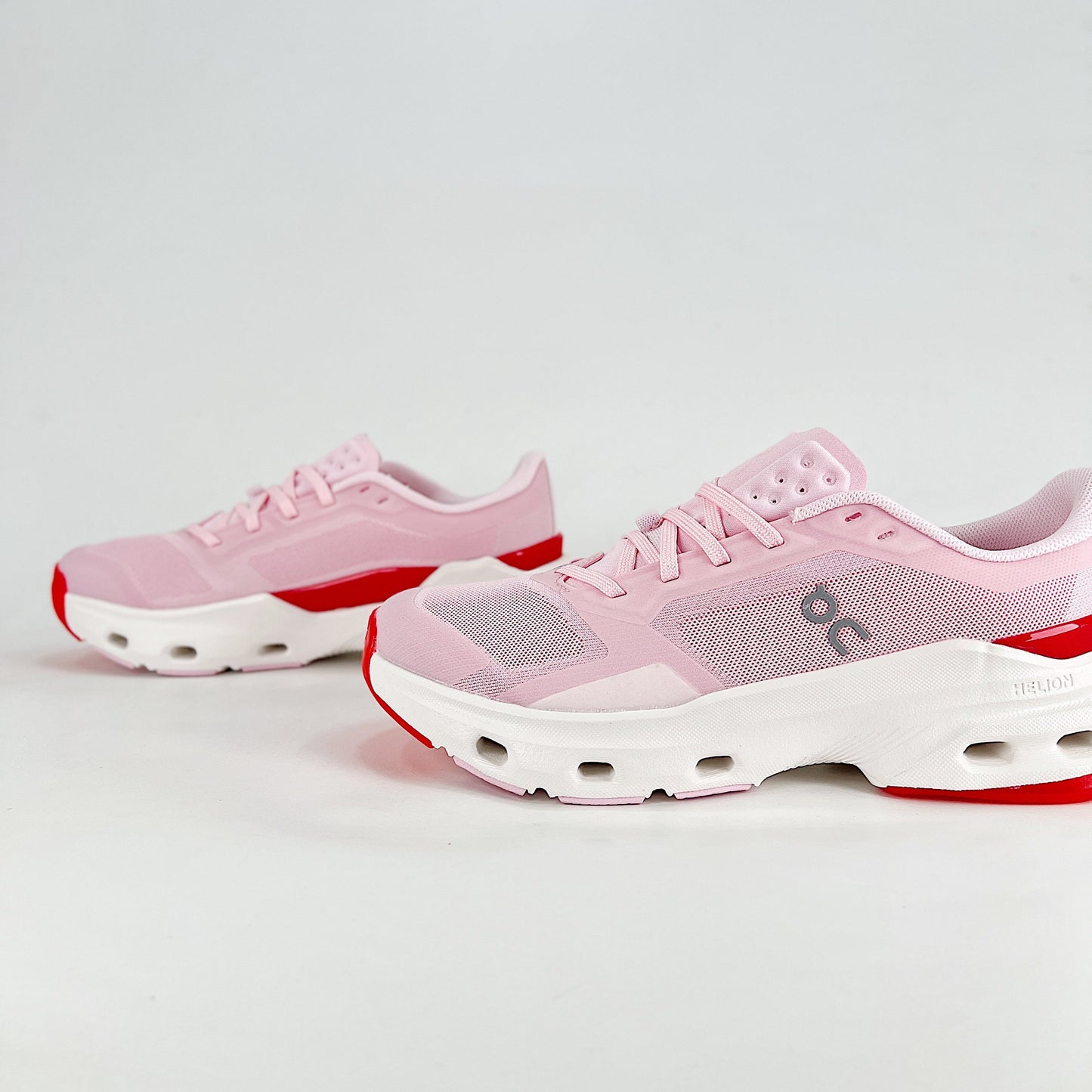 On Running Cloudmonster – Blossom & Red Women's Maximum Cushion Running Shoes