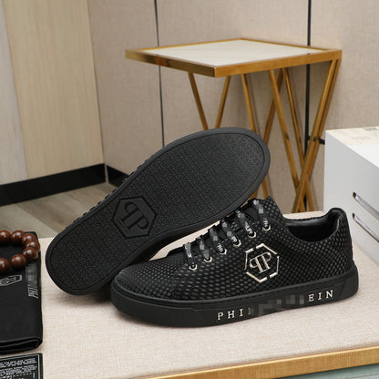SOLA PP Leather Casual Sneakers – Unisex Low-Top