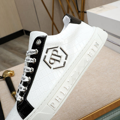 SOLA PP Leather Casual Sneakers – Unisex Low-Top