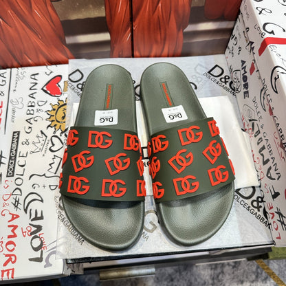 D*G 2026 Premium Leather Casual Slippers - Designer Men's Slides in 4 Styles
