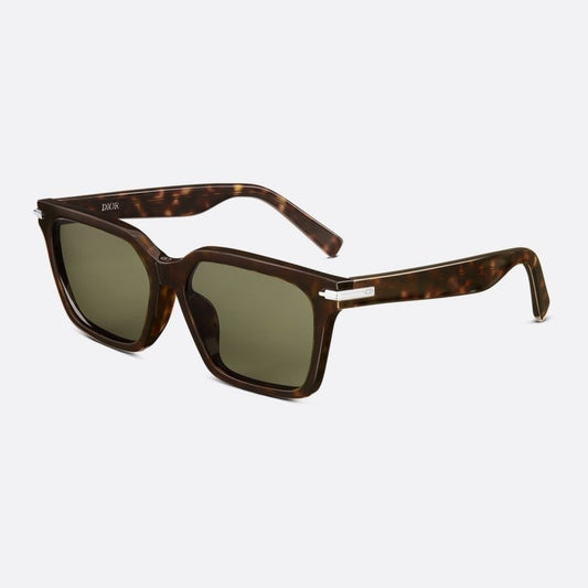 D**R DiorB23 S3I Flat Top Sunglasses | White Acetate Frame, Navy Dior Oblique Print Lenses, DIOR Logo Plaque | Multiple Colors