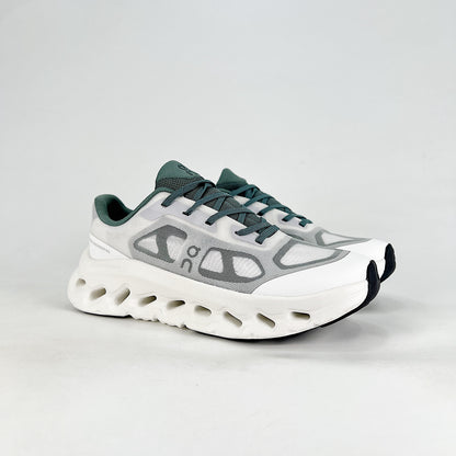 On Cloudtilt Remix – Glacier White & Forest Green Unisex Comfortable Supportive Running & Lifestyle Shoes