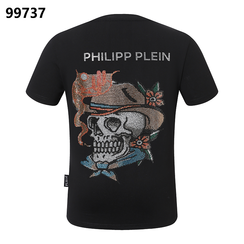 P**P Men's Collector Edition Logo Emblem T-Shirt | Black White