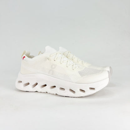 On Running Cloudeclipse – All White & Mint Unisex High-Performance Road Running Shoes