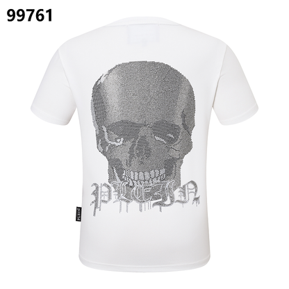 P**P Men's Wedding Guest Logo Emblem T-Shirt | Black White