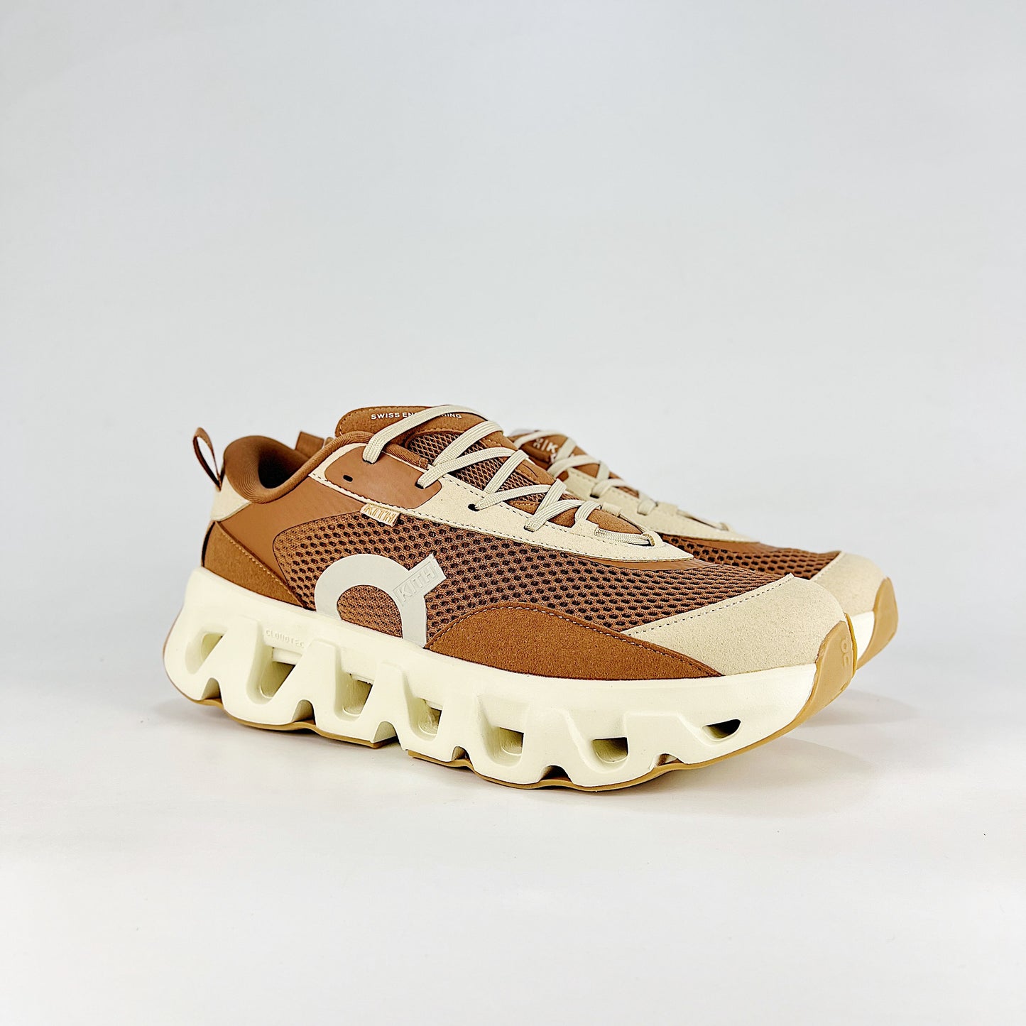 On Running x KITH Cloudrift – Dark Chocolate Brown & Taupe Unisex Limited Edition Lifestyle Shoes