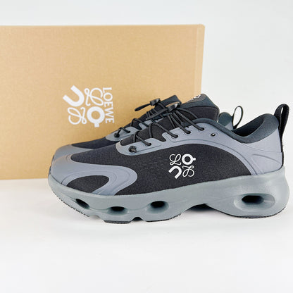 On x Loewe Cloudaway – Black & Steel Grey Unisex Premium Collaboration Lifestyle Sneakers