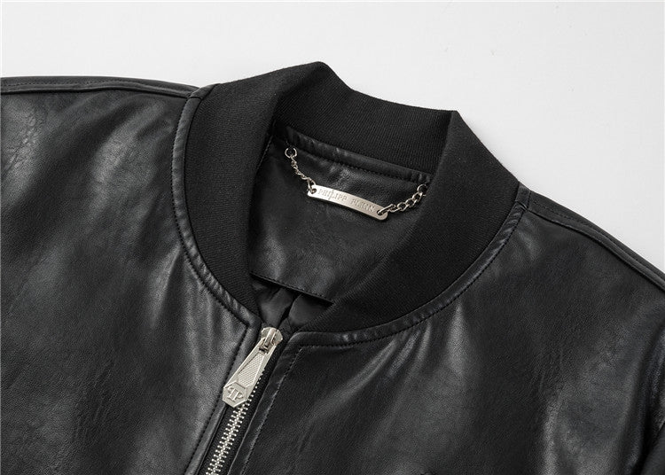 NEW-PP Leather Jacket