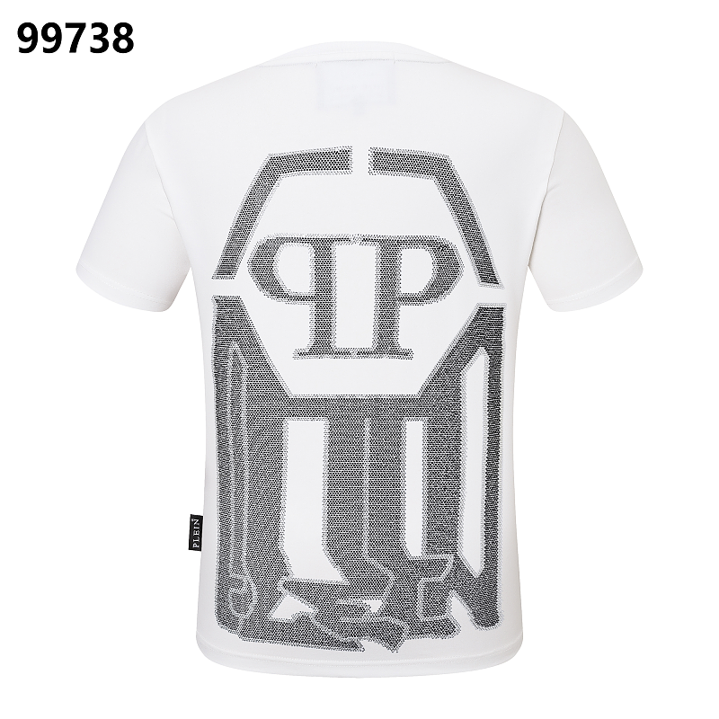 P**P Men's Urban Commuter Logo Emblem T-Shirt | Black White