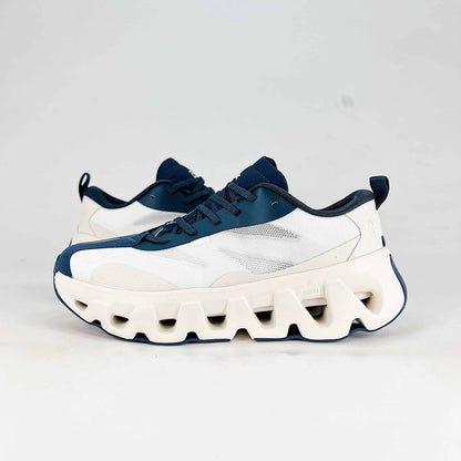 On Cloudswift K-Tech – White & Navy Blue Unisex Lightweight Comfortable Versatile Lifestyle Sneakers