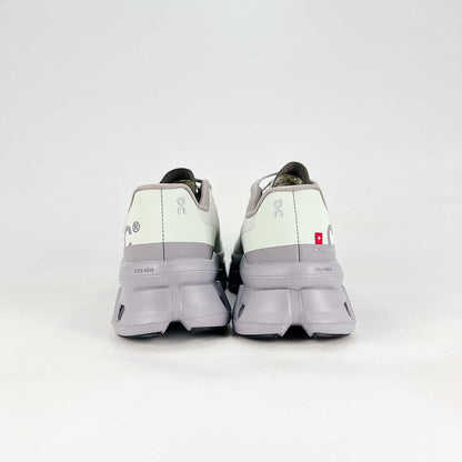 On Cloudmonster – Unisex Lightweight Breathable Supportive Maximum Cushioning Running Shoes | White & Lavender Gray