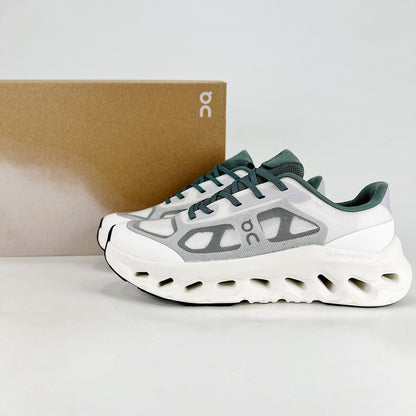On Cloudtilt Remix – Glacier White & Forest Green Unisex Comfortable Supportive Running & Lifestyle Shoes