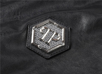 NEW-PP Leather Jacket