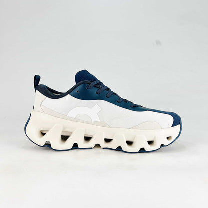 On Cloudswift K-Tech – White & Navy Blue Unisex Lightweight Comfortable Versatile Lifestyle Sneakers