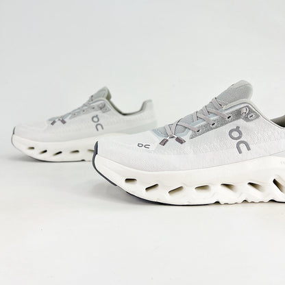 On Running Cloudeclipse – Grey & White Unisex High-Performance Road Running Shoes