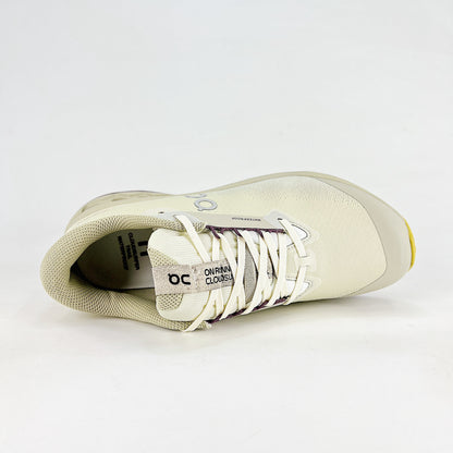 On Cloudsurfer Trail 2 Waterproof – White & Sand Unisex Soft Cushioned Waterproof Trail Running Shoes
