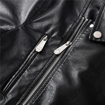 NEW-PP Leather Jacket