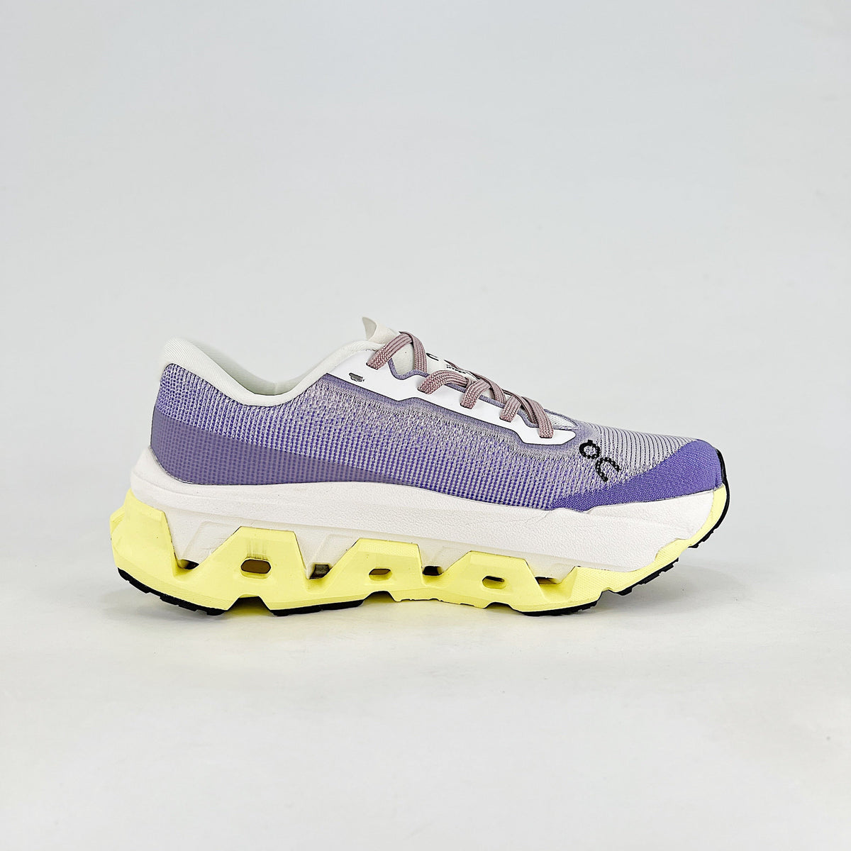 On Cloudmonster 3 – Women's Lightweight Breathable Maximum Cushioning Running Shoes | Lavender & Neon Yellow