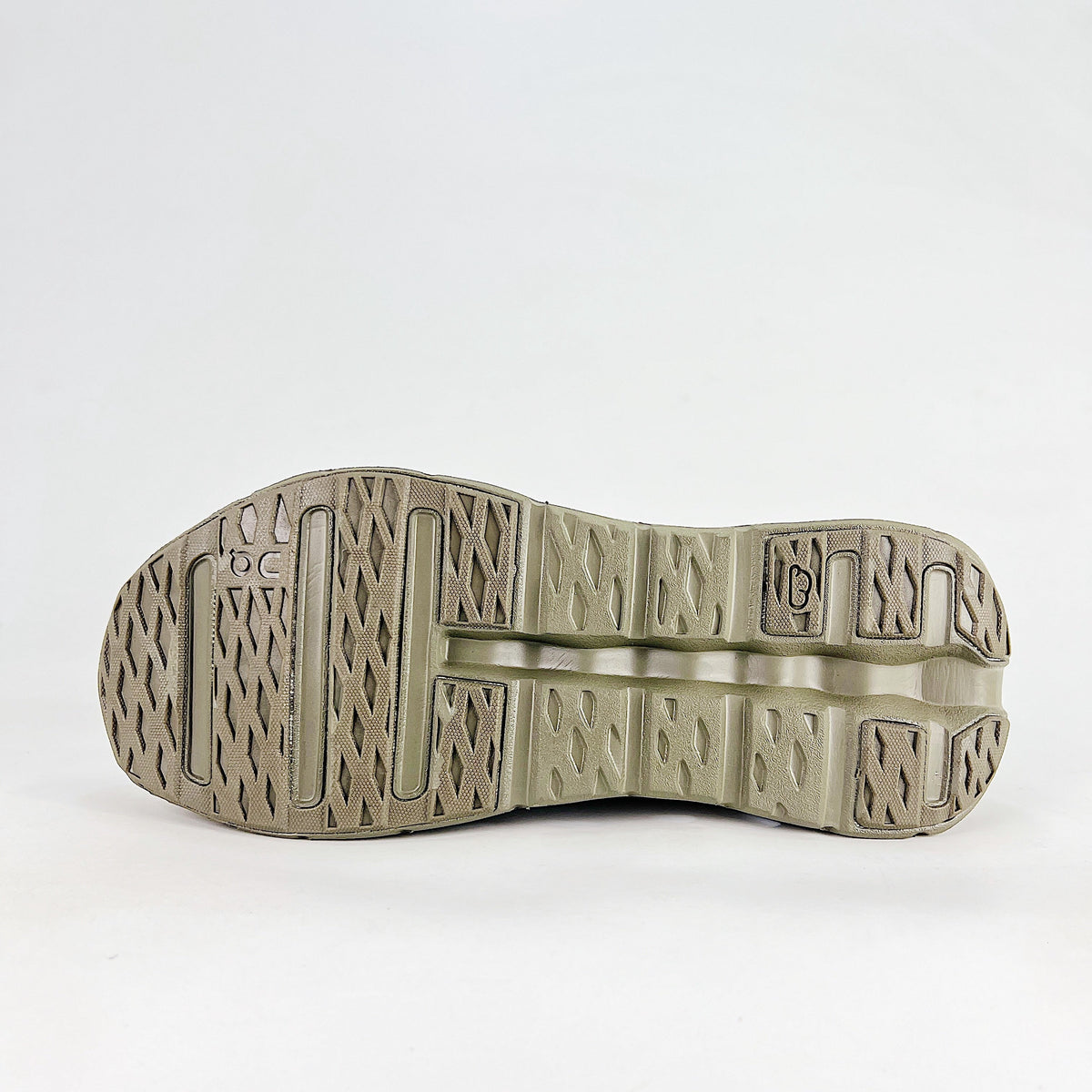 Loewe × On Cloudsurfer – Unisex Lightweight Breathable Luxury Collaborative Running Shoes | Olive Green & Charcoal