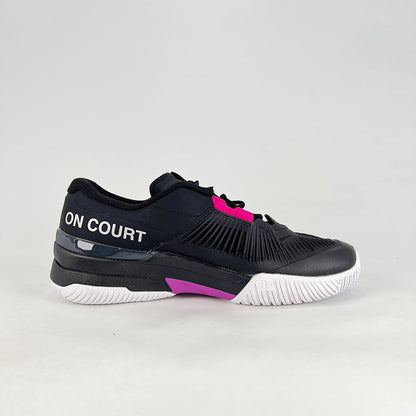 On The Roger Slam – Black & Violet Purple Unisex Breathable Anti-Slip Tennis Shoes