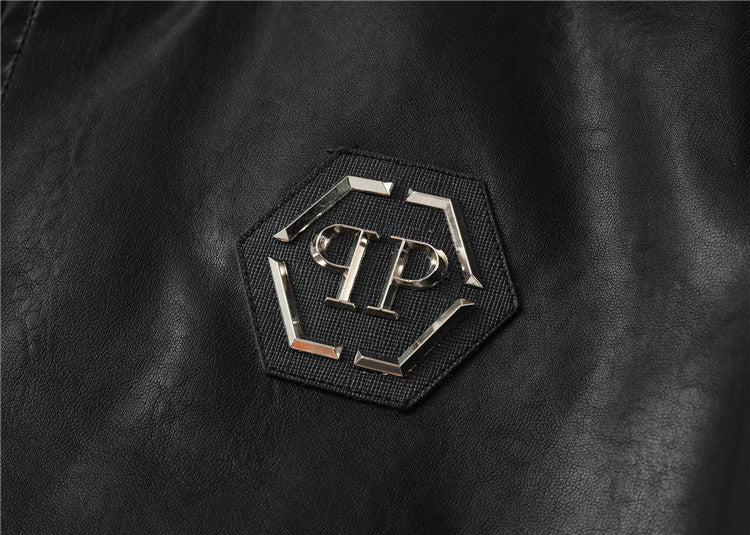 NEW-PP Leather Jacket