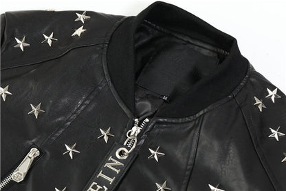 NEW-PP Leather Jacket