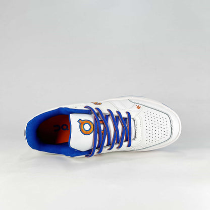 On THE ROGER CH Varsity – White & Royal Blue Unisex Premium Tennis-Inspired Lifestyle Sneakers