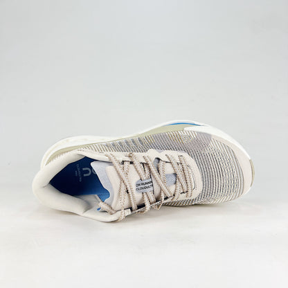 On Running Cloudmonster 2 – Sand & White Unisex Maximum Cushion Road Running Shoes