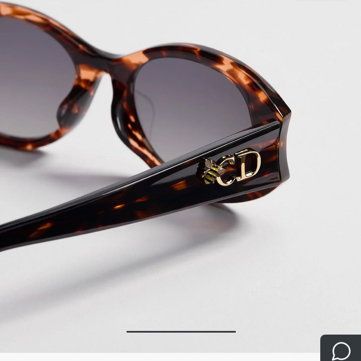 D**R Slim Oval Sunglasses with Burgundy Acetate Frame, Pink Gradient Lenses & Gold CD Logo Hardware