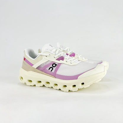 On Running Cloudvista – White & Lilac & Beige Unisex Lifestyle Running Shoes